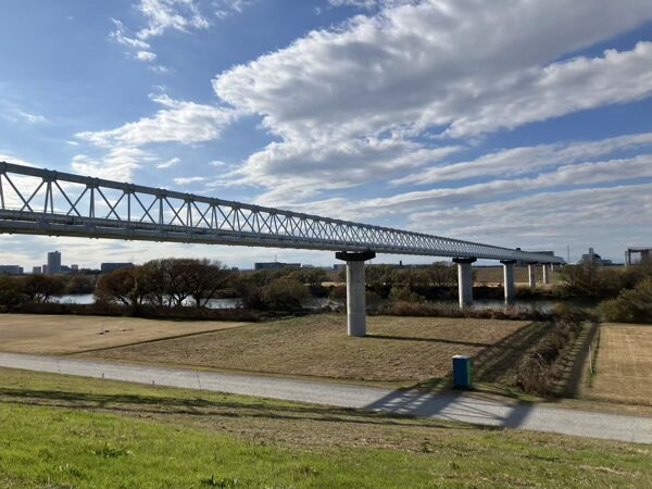 江戸川のガス管