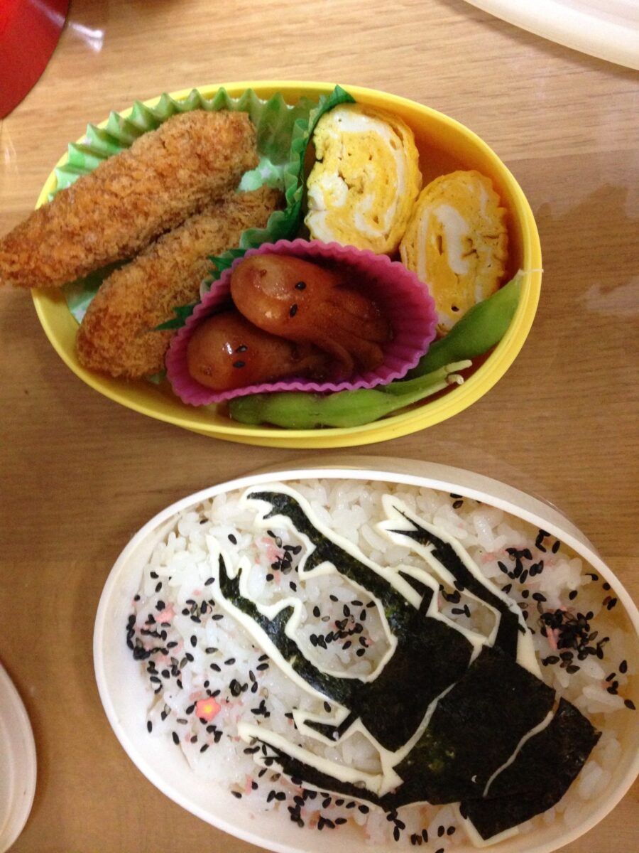 クワガタのお弁当